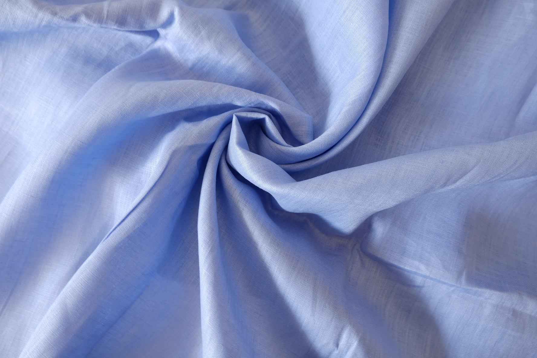 Powder Blue 17s Linen – Minor Edge Flaw – 2.73 yd