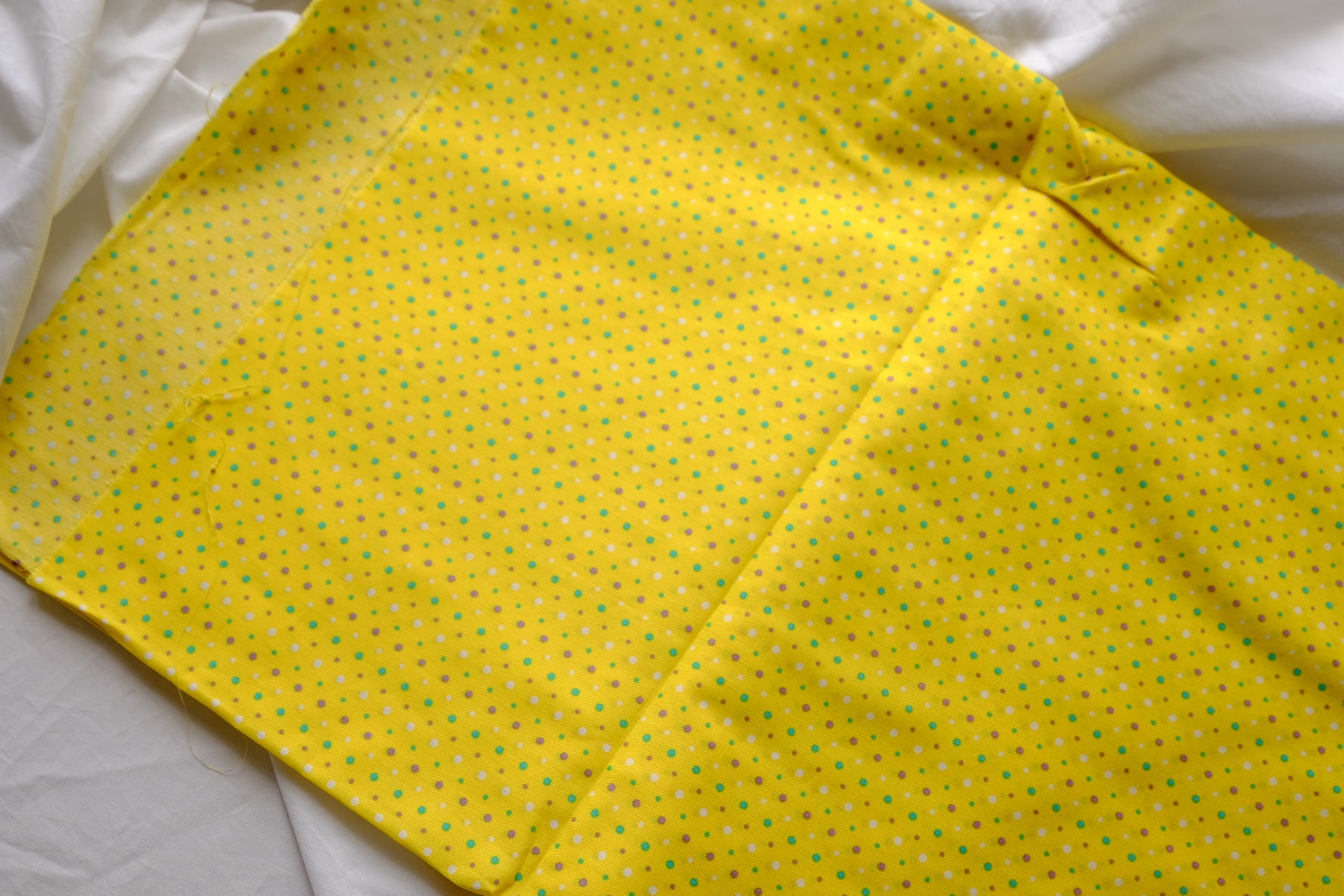 Yellow Confetti Dot Cotton – 2.2 yd