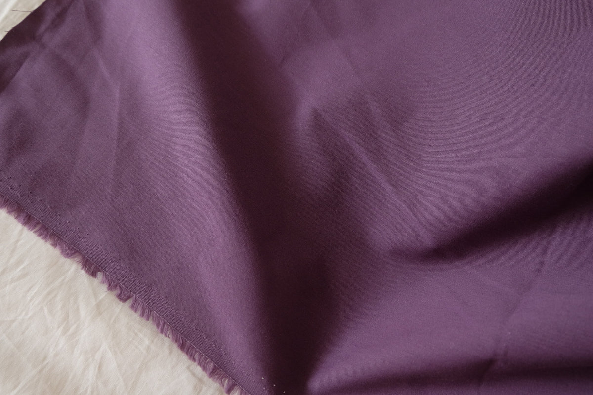 Dusty Violet Cotton Twill – 2.2 yd / 3.3 yd