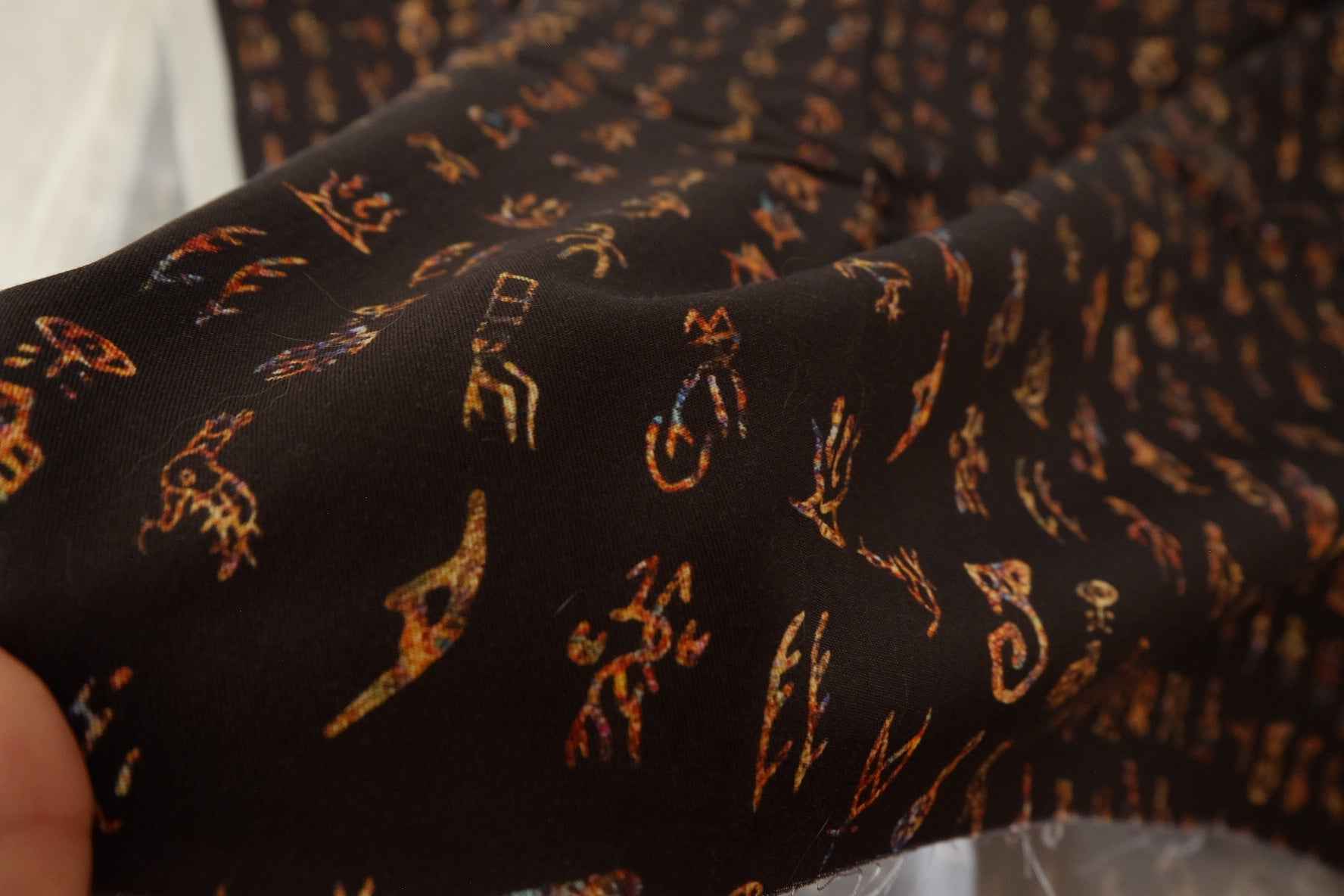 Symbol Print Tencel Twill Fabric – 2.2 yd