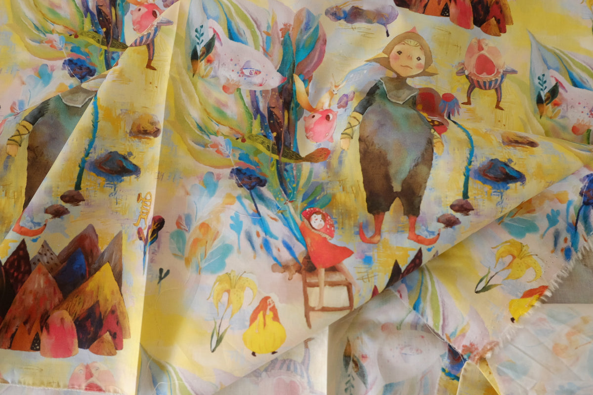 Whimsical Storybook Cotton – 2.73 yd