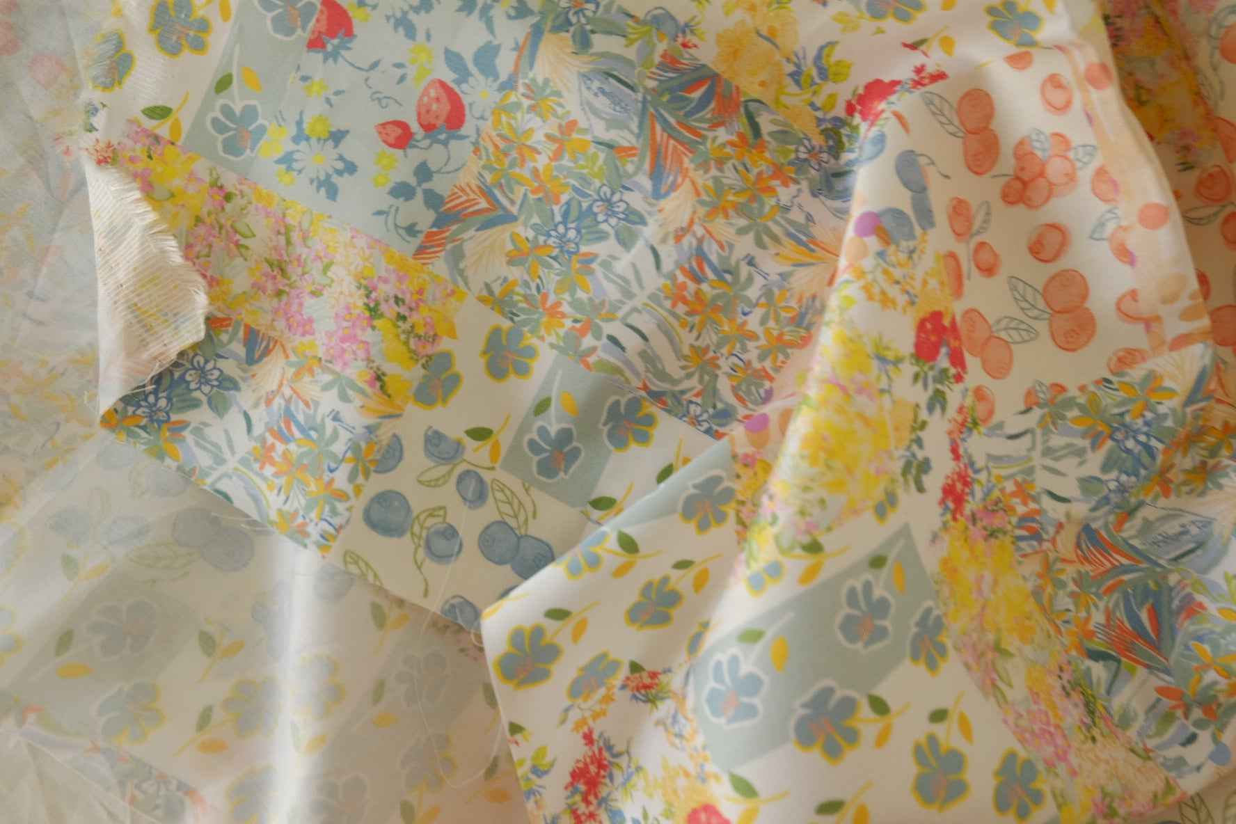 Patchwork Garden Cotton Sateen — 2.19 yd