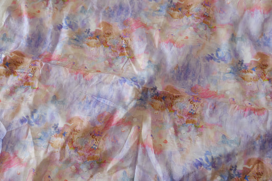 Pastel Dream Garden 80s Cotton Sateen – 2.1 yd