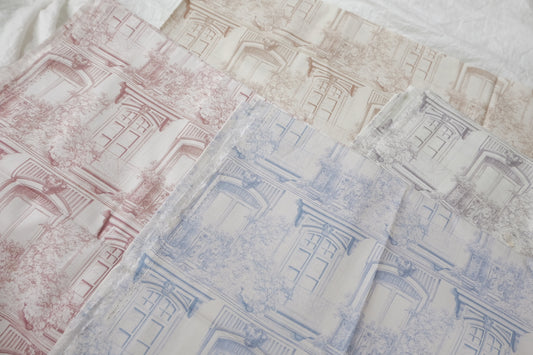 Architectural Toile Cotton Lawn Bundle — 3.5 yd Total