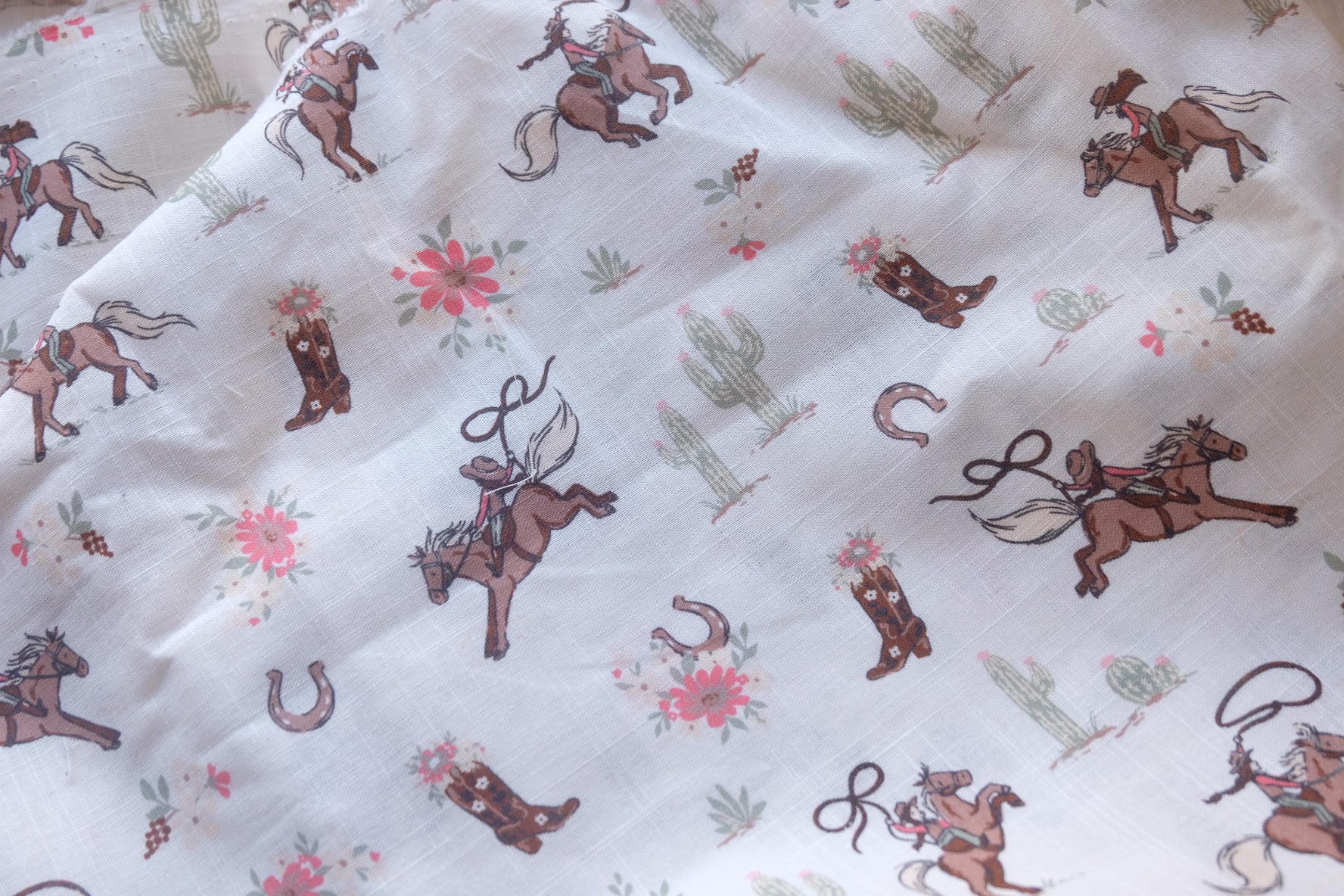 Western Cowboy Cotton Linen – 2.2 yd
