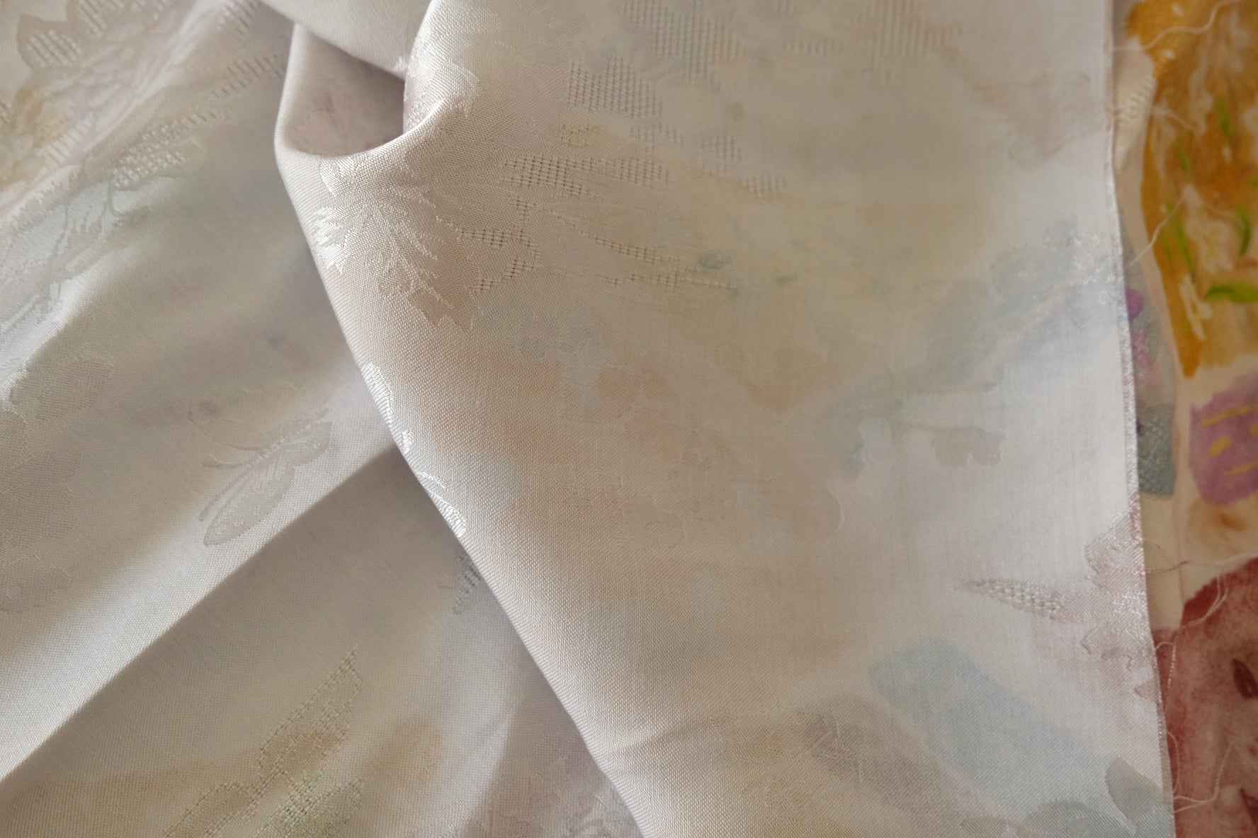 Watercolor Patchwork Jacquard Rayon Fabric – By the Meter