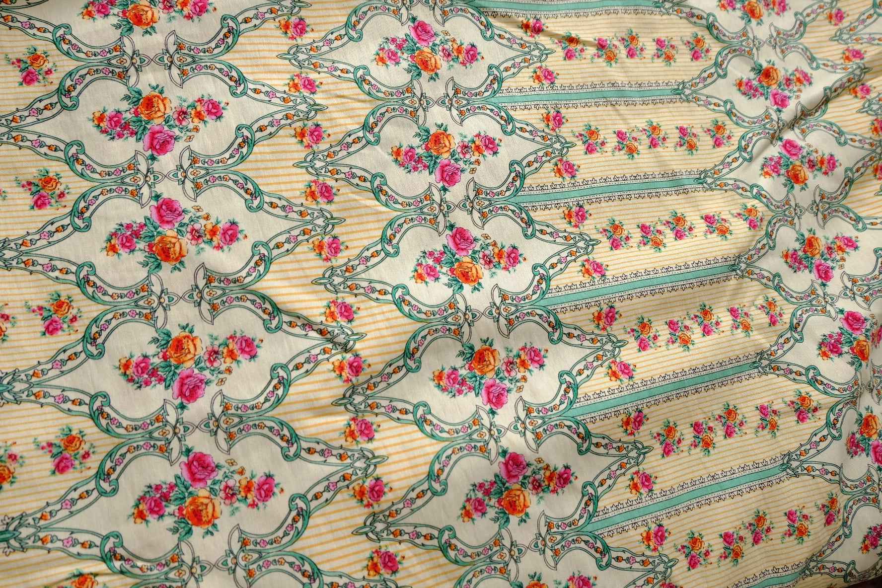 Vintage Rose Tencel Linen Fabric - 2.19 Yards