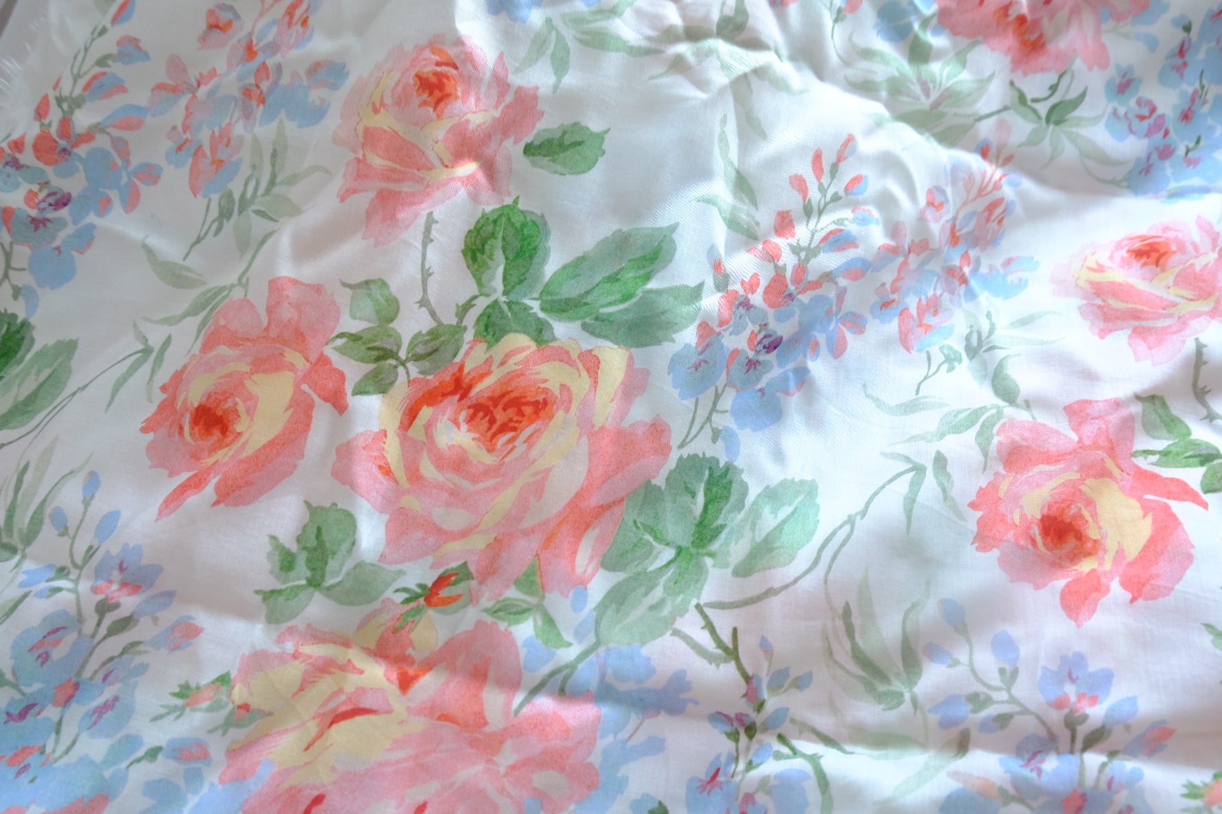 Summer Rose Rayon Challis Fabric - 3.28 yd