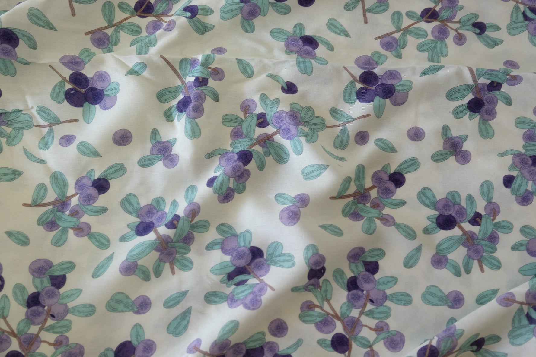 Purple Berry Rayon Challis Fabric – 3.3 yd