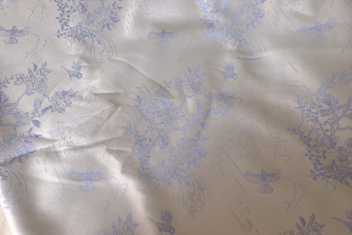 Garden Lined Floral Jacquard Brocade – 3.28 yd