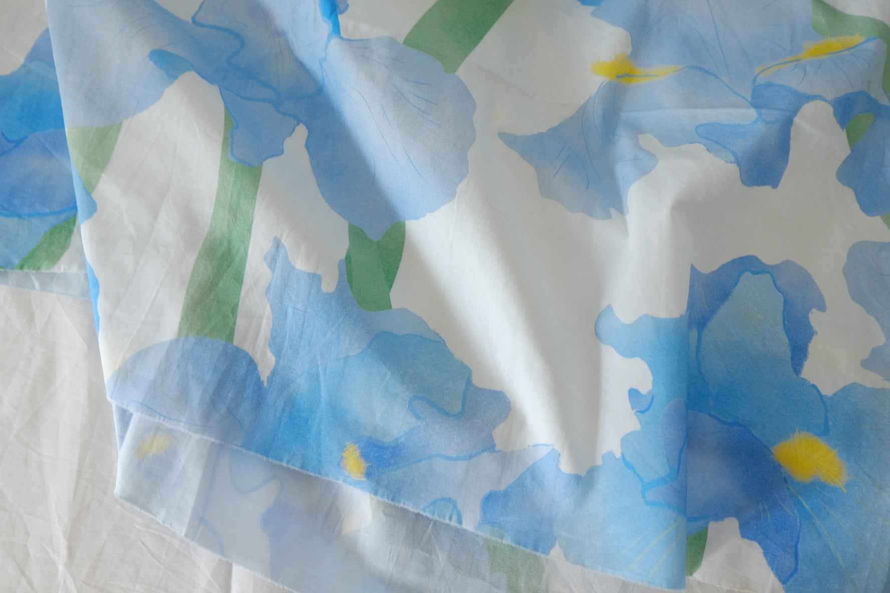 Blue Iris Cotton Fabric – 2 yd