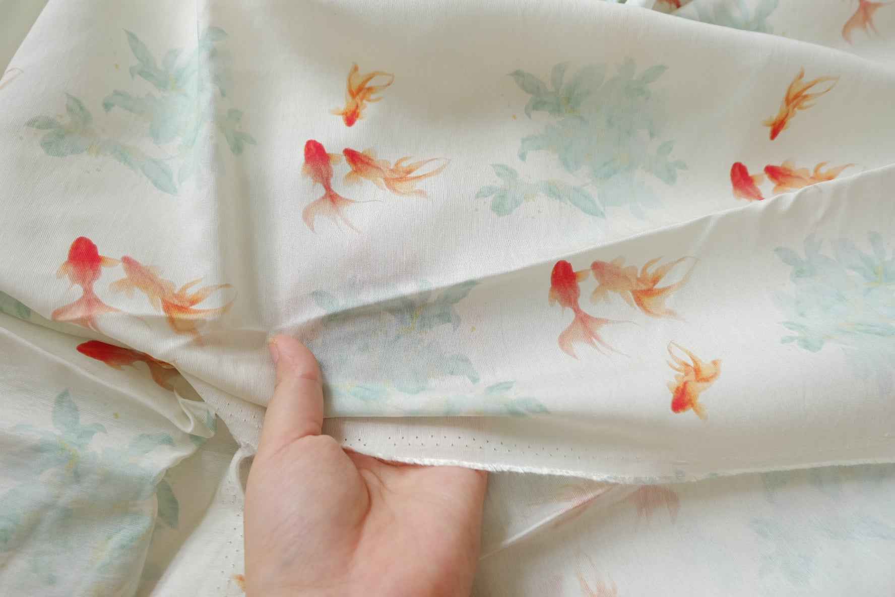 Goldfish Tencel-Nylon Fabric - 2.73 yd