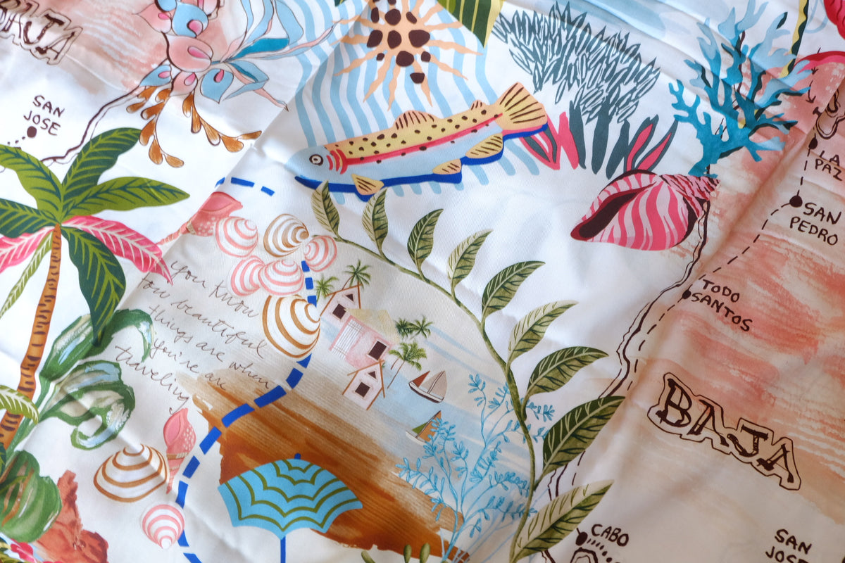 Tropical Travel Print Soft Cotton – 3.3 yd