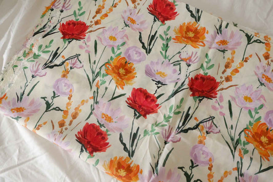 Painterly Garden High-Density Cotton Lawn – 3.3 yd