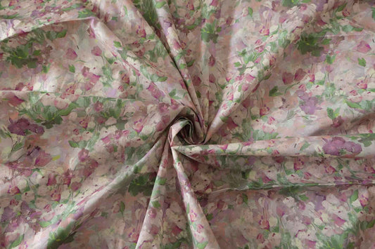 Watercolor Garden Cotton Poplin – 3.3 yd