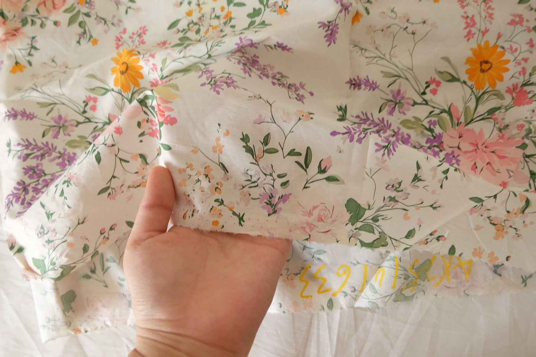 Soft Garden Floral Cotton Lawn — 2.41 yd