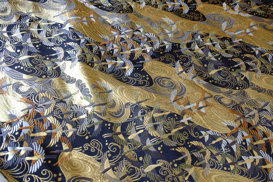 Japanese-Style Nishijin Brocade Fabric — 2.19 yd