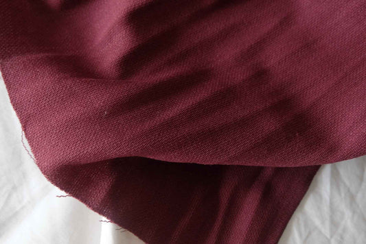 Dusty Burgundy Pure Wool Suiting – Sold by the Meter