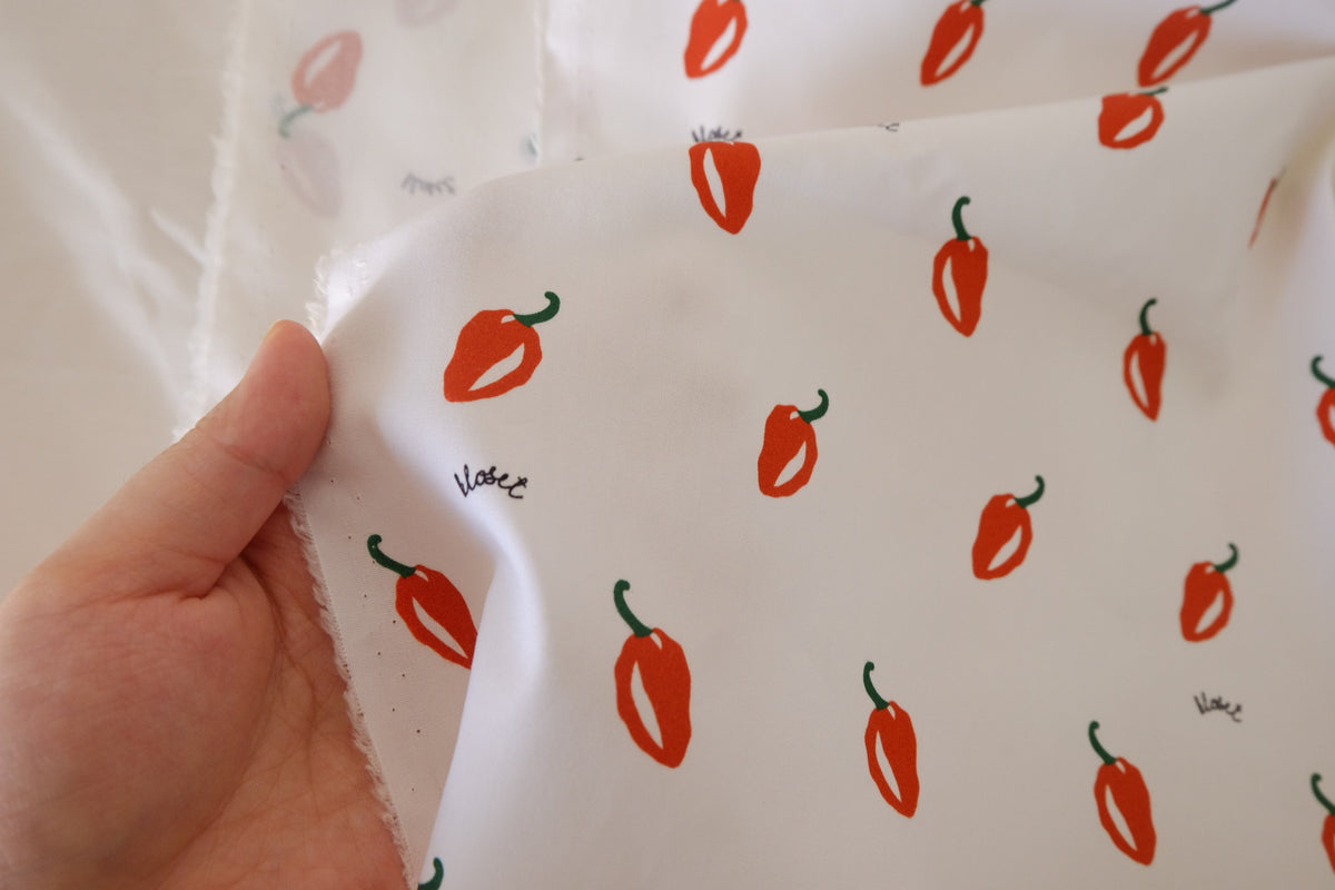 Red Pepper Cotton Poplin – 2.2 yd