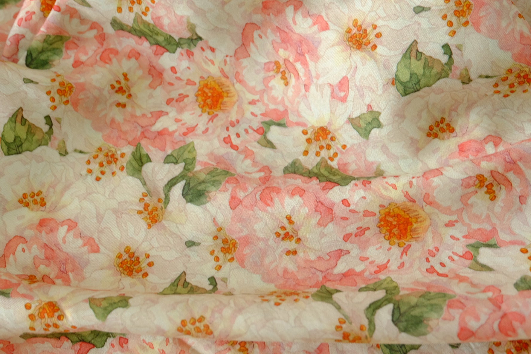 Blush Peony Cotton Nylon Blend – 3.3 yd