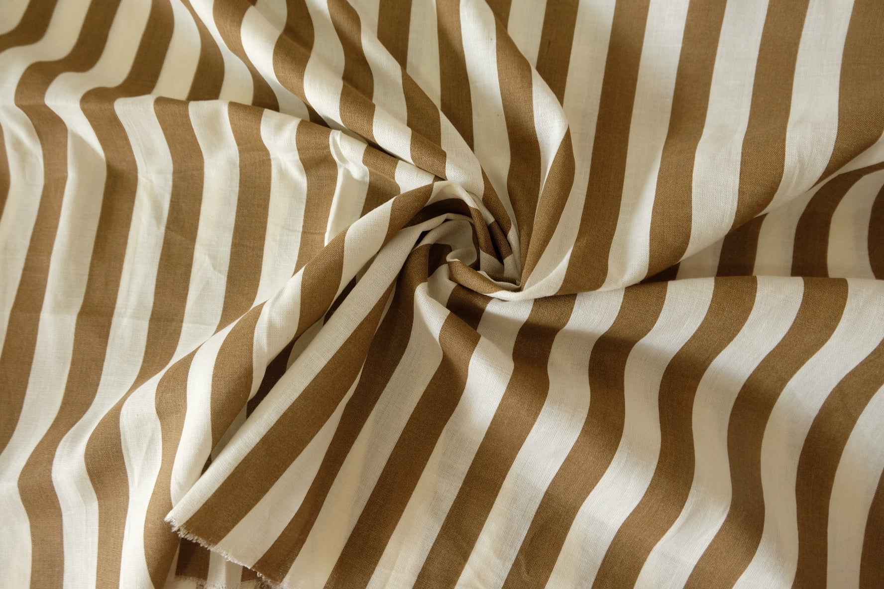 Brown Stripe Ramie — 2.19 yd