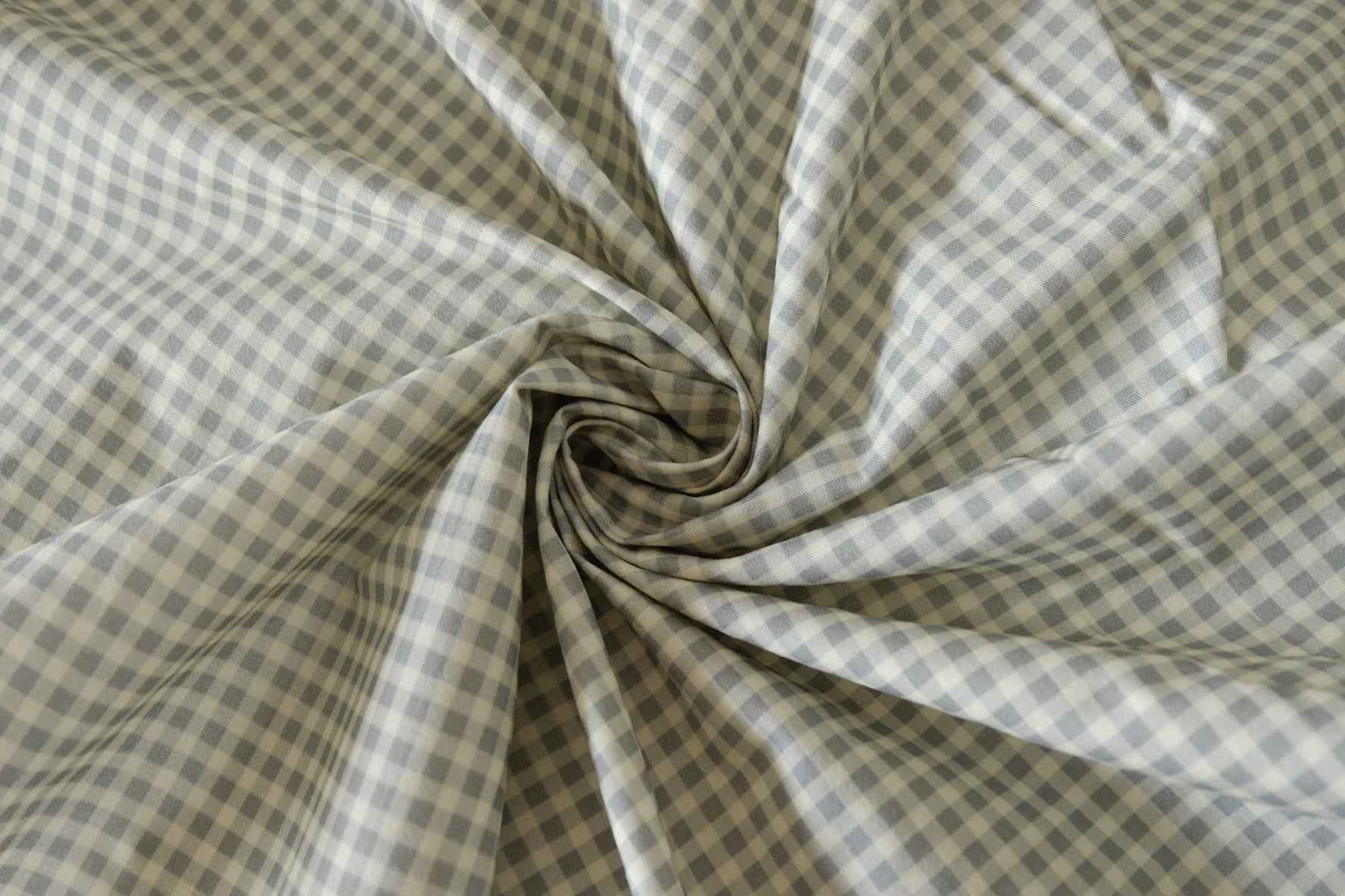 Soft Brushed Gingham Cotton Fabric – 2.2 yd
