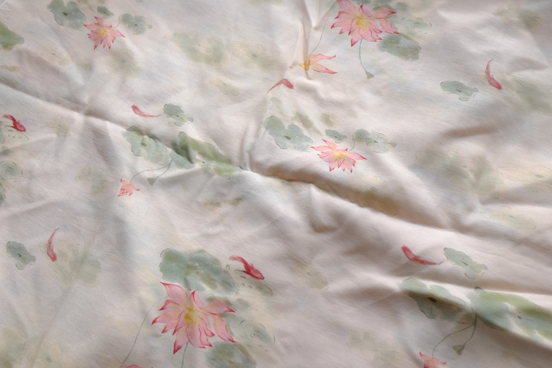 Lotus Watercolor Tencel Ramie Blend – 2.2 yd