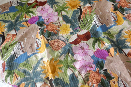 Tropical Storybook Stripe-Jacquard Cotton – 3.3 yd