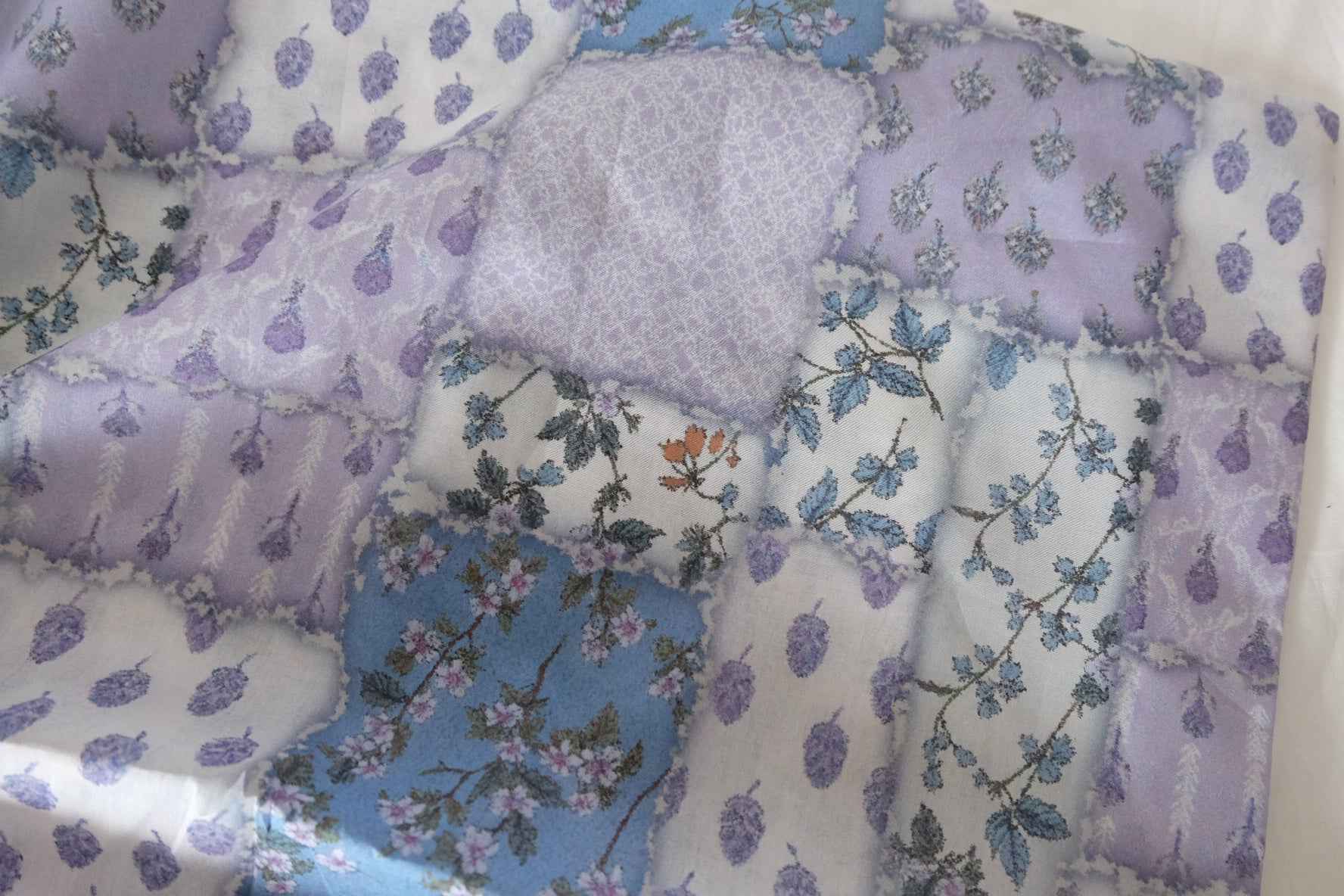 Lavender Patchwork Cotton Lawn – 3.28 yd