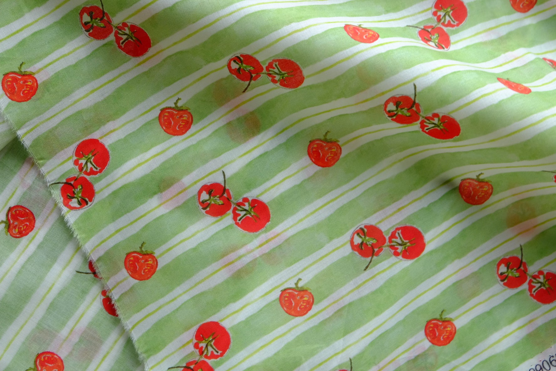 Tomato Stripe 100s Cotton Lawn – 2.7 yd