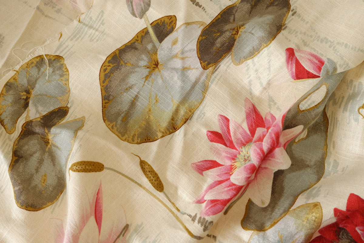 Lotus Pond Heavy Linen Blend – 1.6 yd
