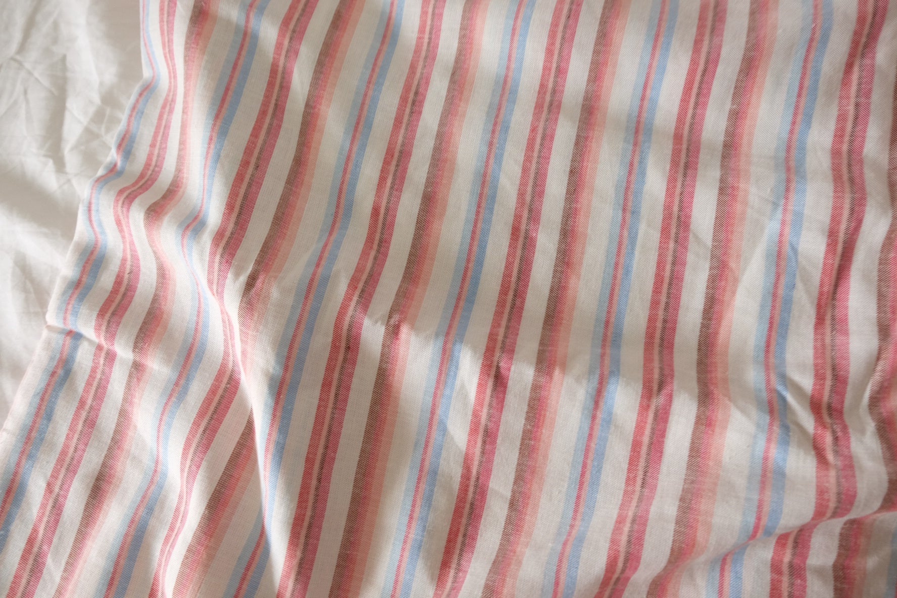 Soft Yarn-Dyed Striped Cotton Linen Fabric – 2.2 Yards