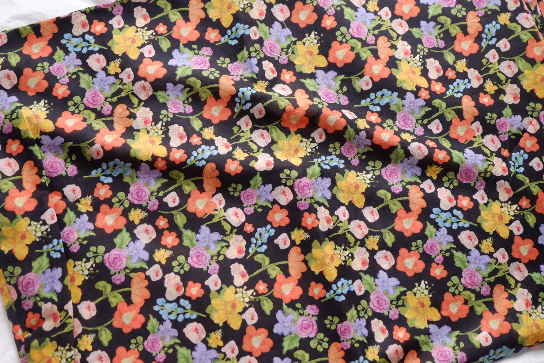 Dark Garden 100s Cotton Lawn – 2.7 yd