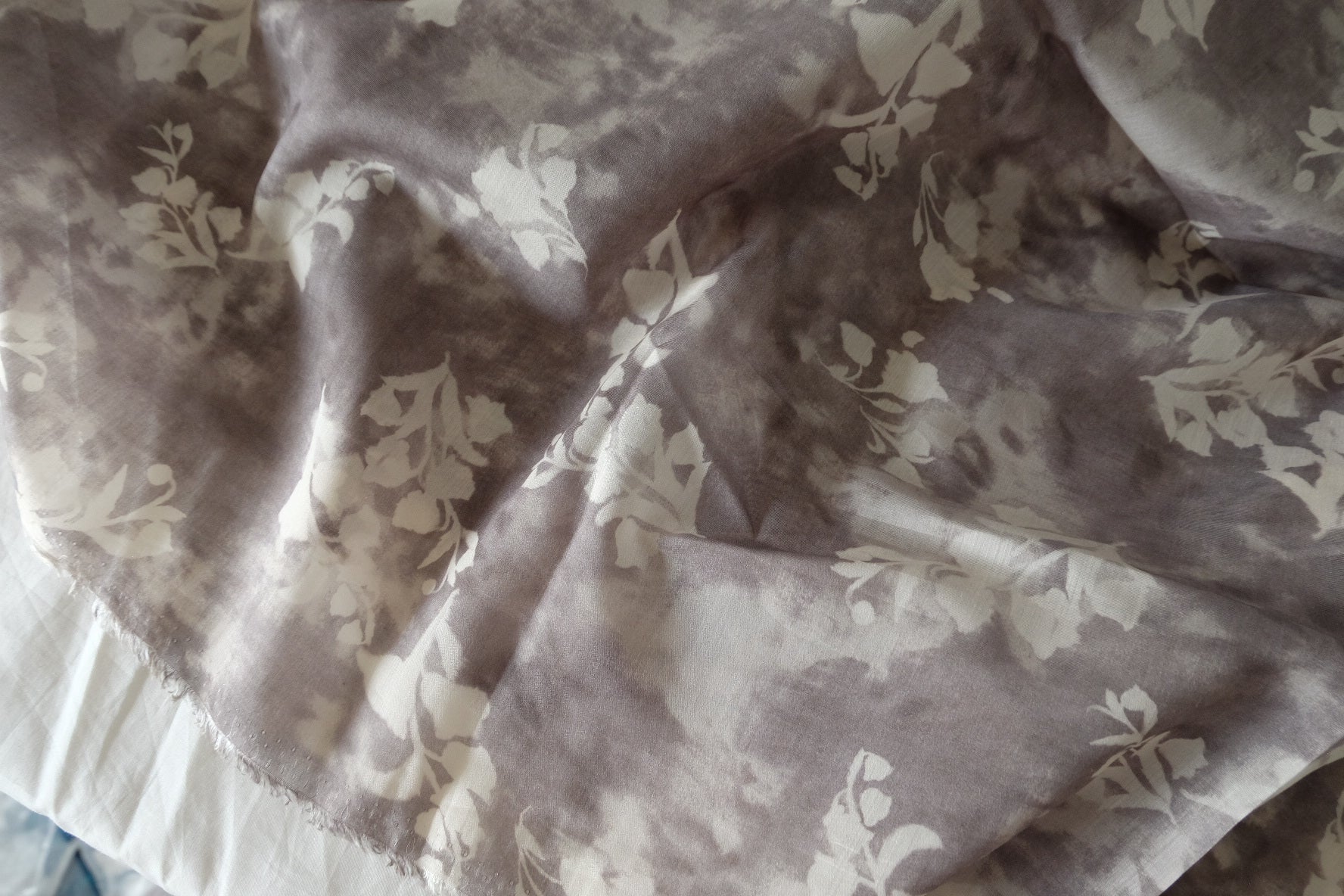 Smoky Botanical Tencel Nylon Fabric – 3.28 yd
