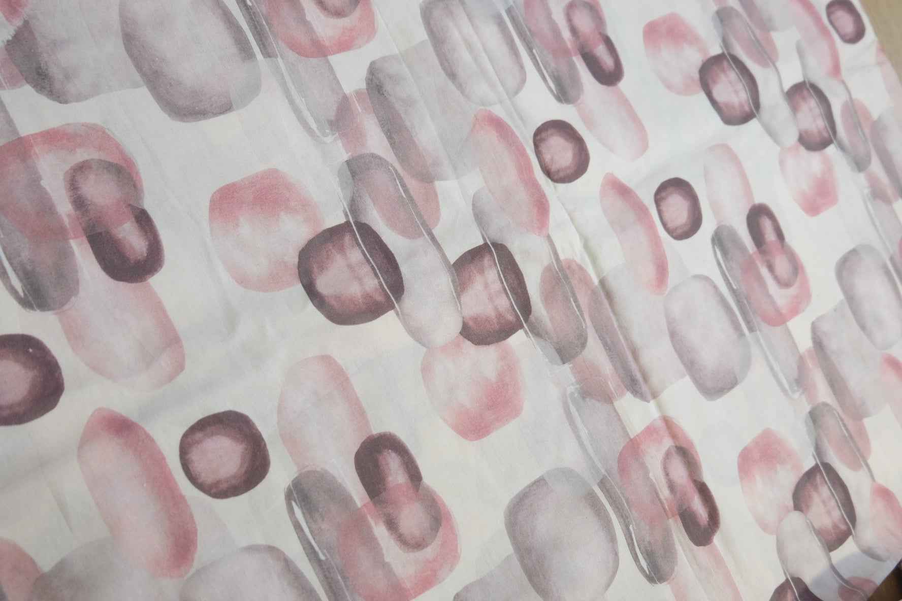 3 for 58 | Abstract Blush Cotton Fabric — 3.28 Yards