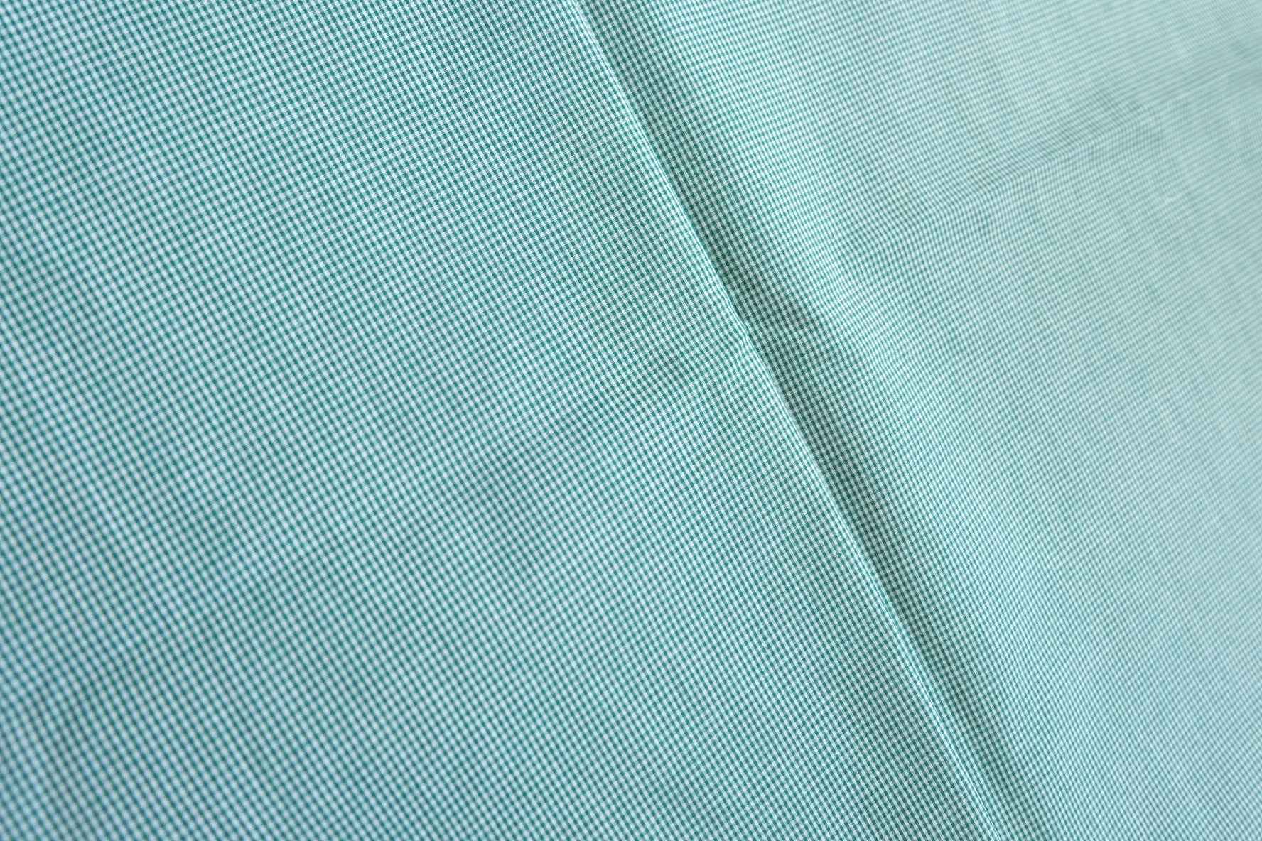 3 for 58 | Green Mini Gingham Cotton Fabric — 3.28 Yards