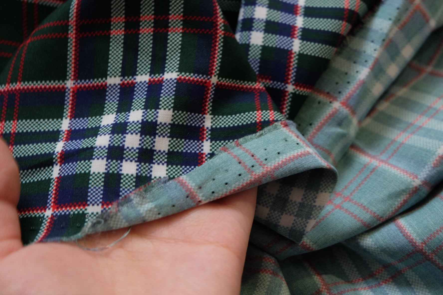 3 for 58 | Soft Plaid Cotton Fabric — 3.28 Yards