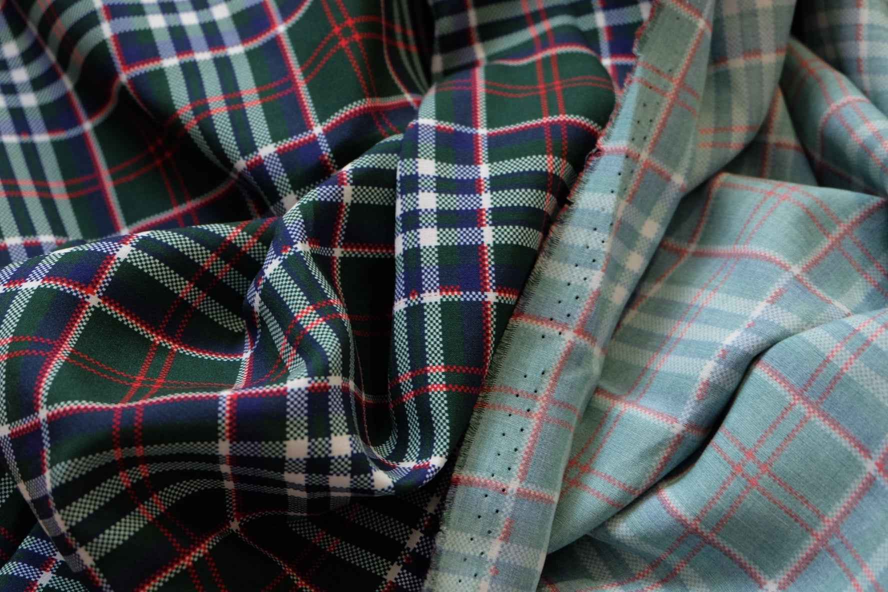 3 for 58 | Soft Plaid Cotton Fabric — 3.28 Yards