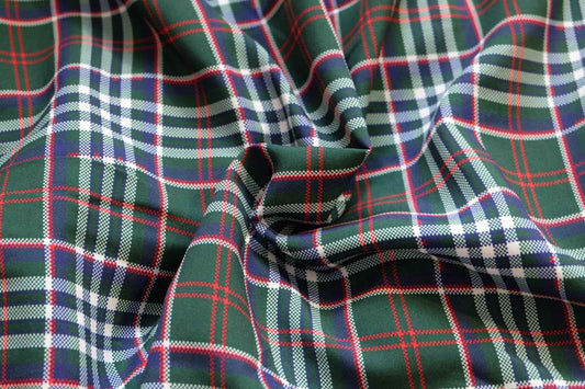 3 for 58 | Soft Plaid Cotton Fabric — 3.28 Yards
