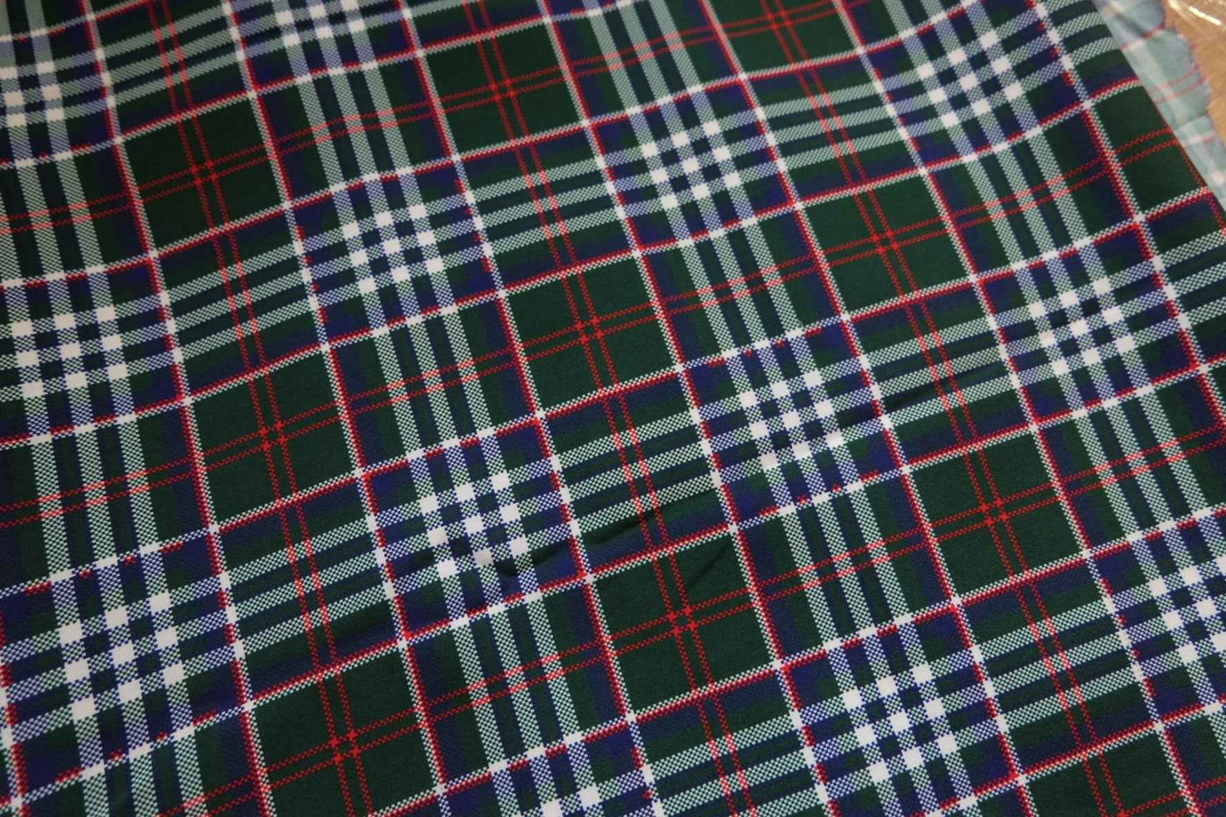 3 for 58 | Soft Plaid Cotton Fabric — 3.28 Yards