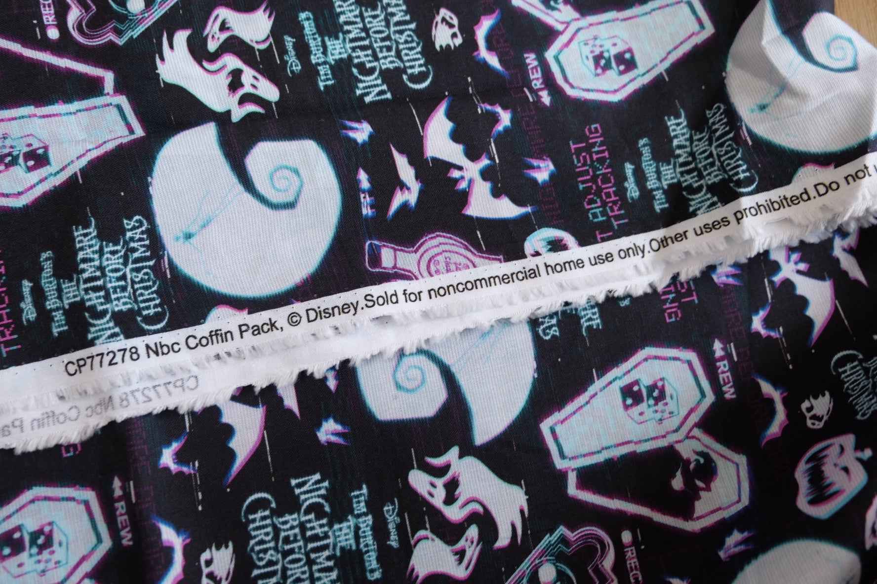3 for 58 | Spooky Novelty Cotton Fabric — 2.19 Yards