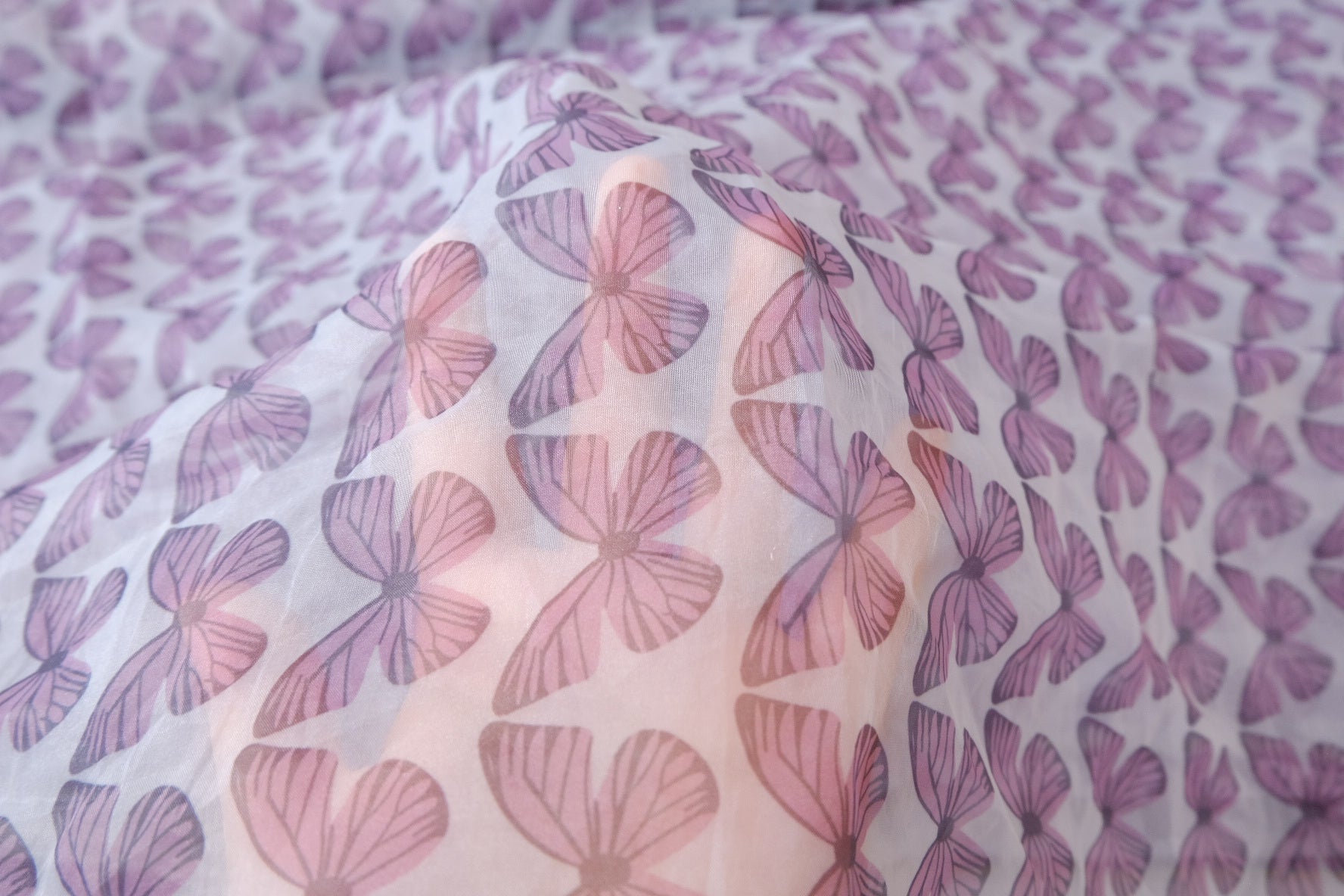 Lavender Bow Organza, 3.3 Yards