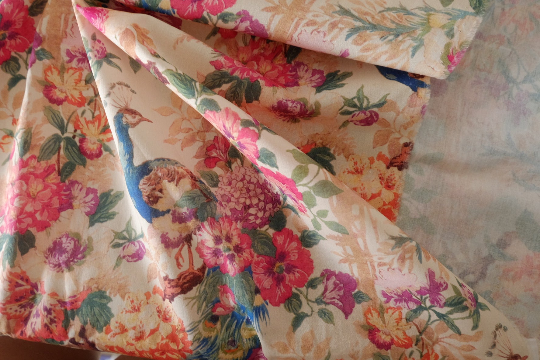 Peacock Garden Cotton – 2.7 yd