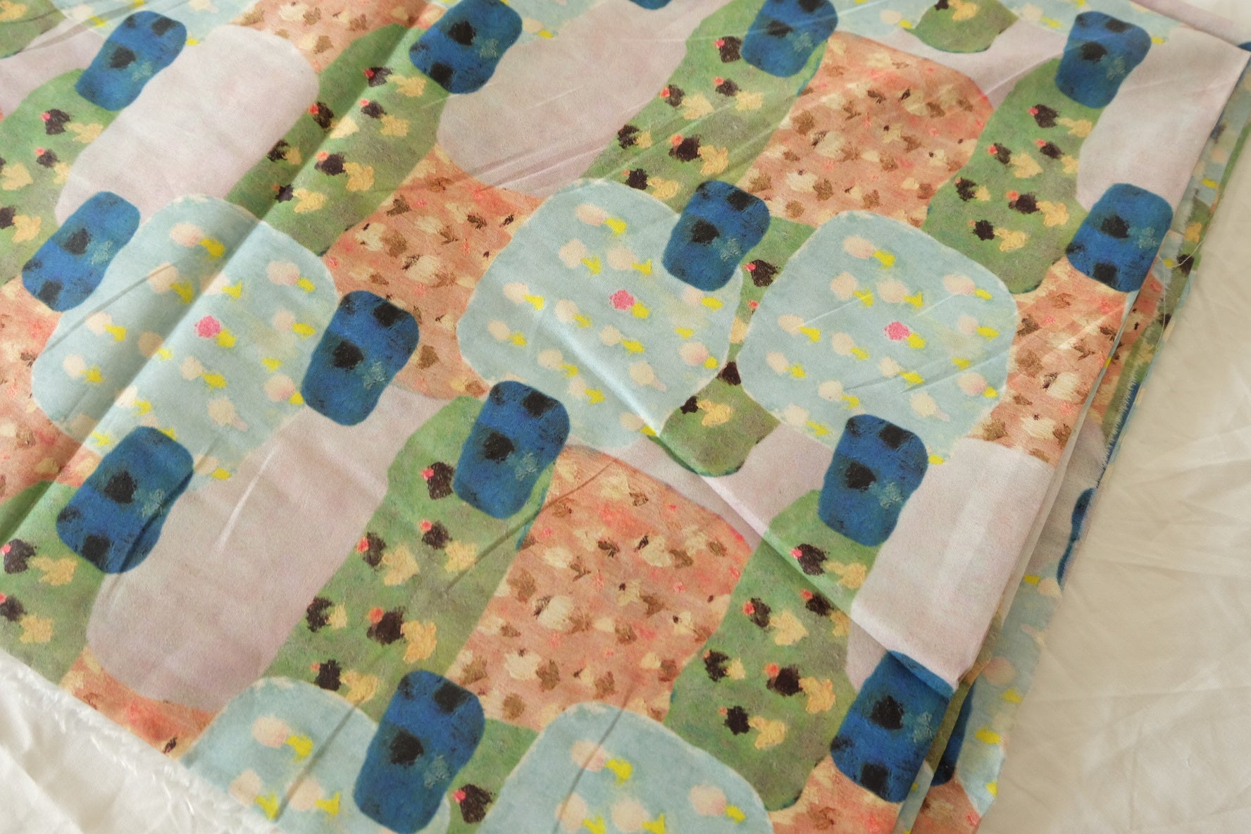 Painted Garden Cotton Lawn – 2.19 yd