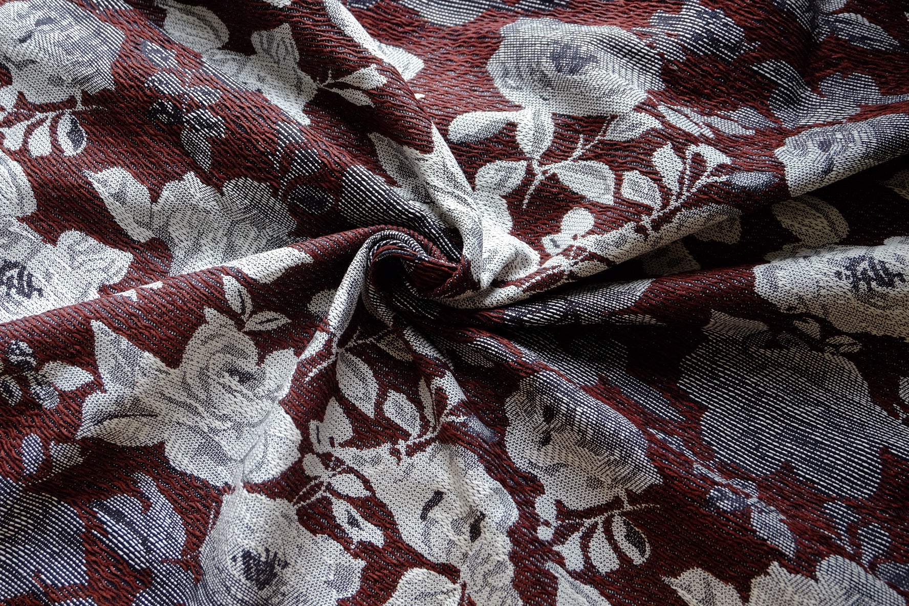 Designer Floral Cotton Brocade – 1.6 yd