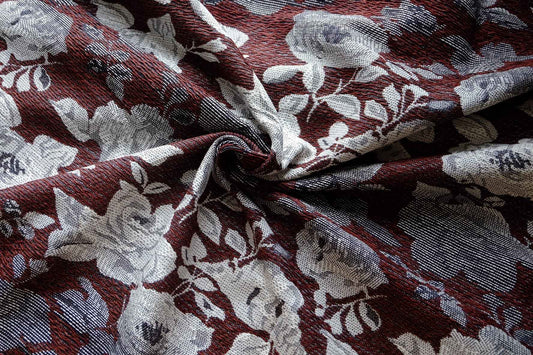 Designer Floral Cotton Brocade – 1.6 yd
