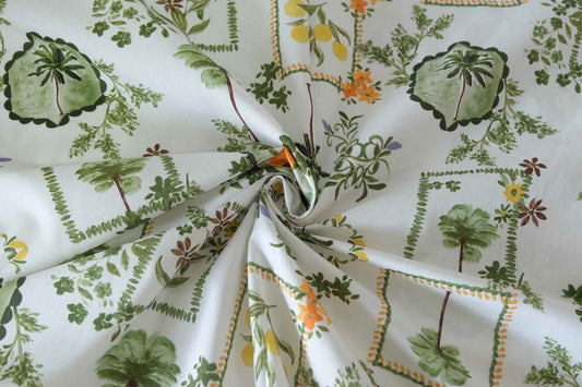 Botanical Garden Tile Cotton – 2.2 yd