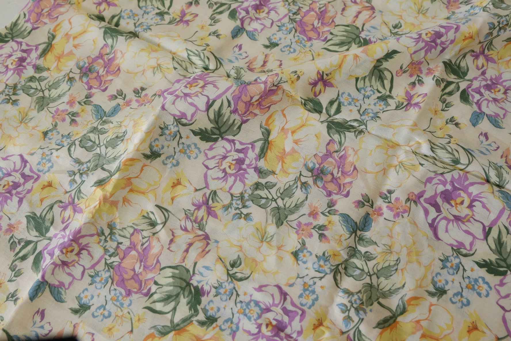 Vintage Garden Cotton Linen Fabric – 3.3 yd