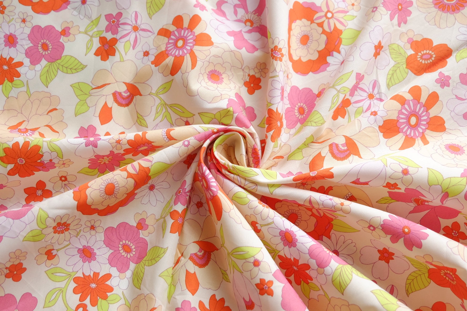 Retro Garden Cotton Poplin – 2.7 yd