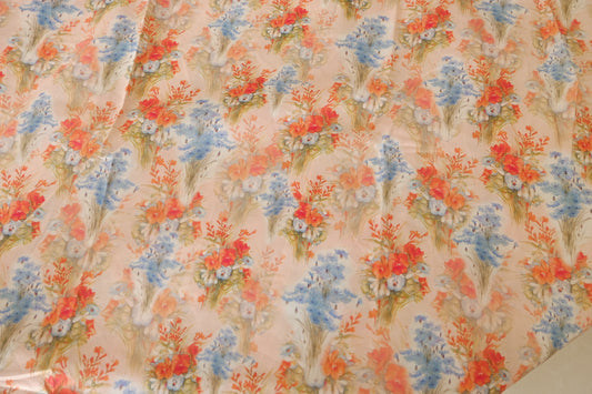 Blush Meadow Cotton Lawn – 2.73 yd